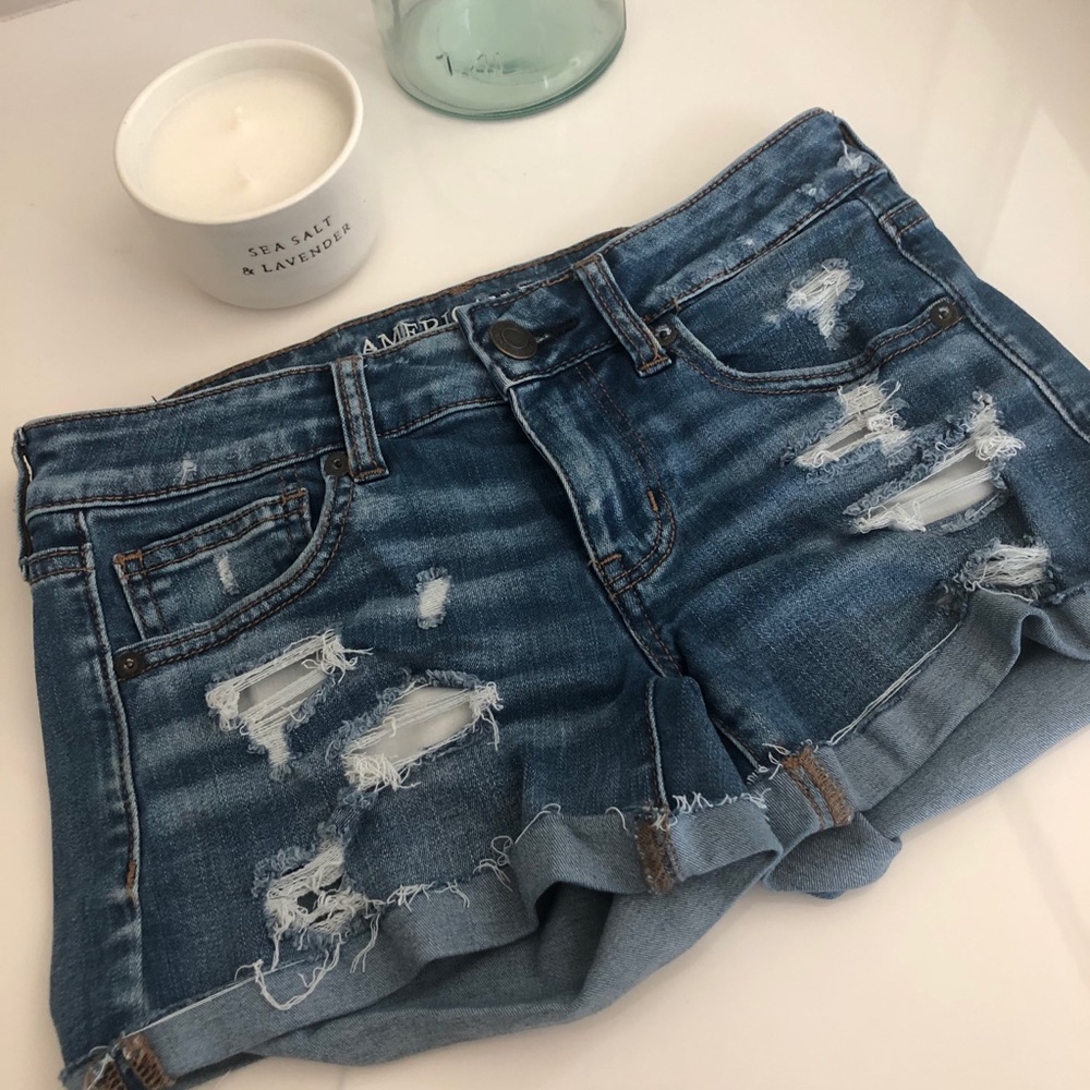 Distressed American Eagle Shorts